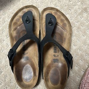 Birkenstocks black -brown size 9 -40 great condition